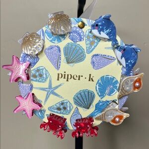 Piper K | Ocean Themed Mini Hair Clips 🦀 🐚